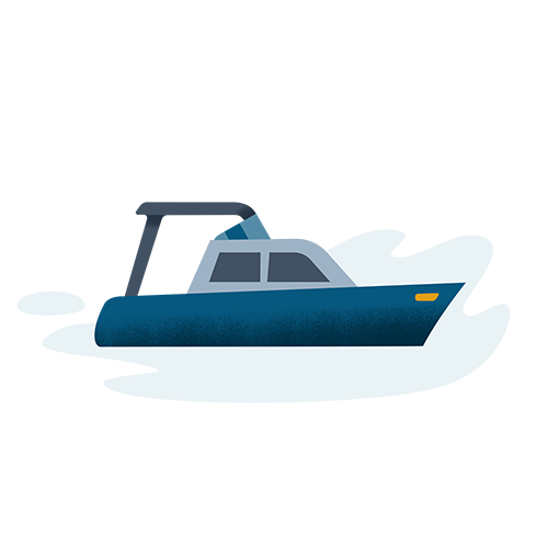 Bateau à cabine